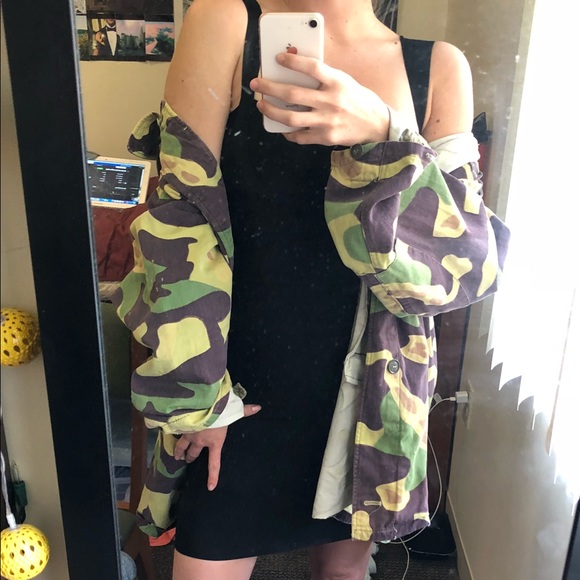Vintage army print jacket - Picture 2 of 2